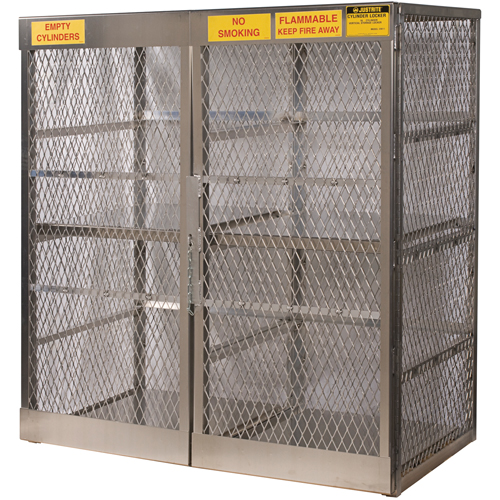 Armoires en aluminium pour bouteilles GPL, nbre de bouteilles: 16, 60" , 32" , 65" , Argent FMT Sales Ltd