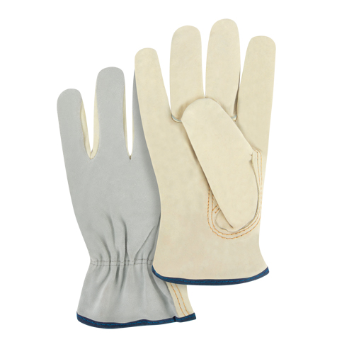 Gants de conducteur &agrave; dos fendu, T-Grand, Paume en Cuir fleur de vache FMT Sales Ltd