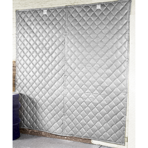 Couverture murale pour insonorisation, Fibre de verre matelass&eacute;, 8' lo x 4' la FMT Sales Ltd
