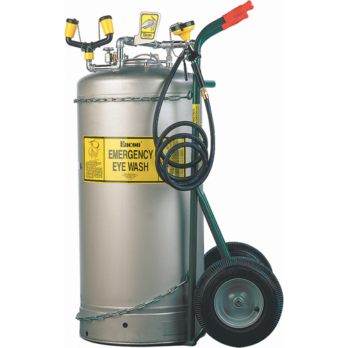 Douche oculaire autonome, Pressuris&eacute;, Capacit&eacute; 37 gal., Conformit&eacute; ANSI Z358.1 FMT Sales Ltd