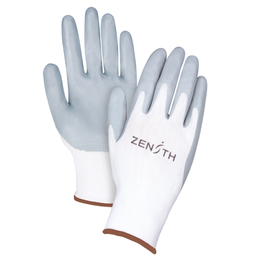 Gants l&eacute;gers enduits et respirants, 9/Grand, R&ecirc;vetement Mousse de nitrile, Calibre 13, Enveloppe en Polyester FMT Sales Ltd
