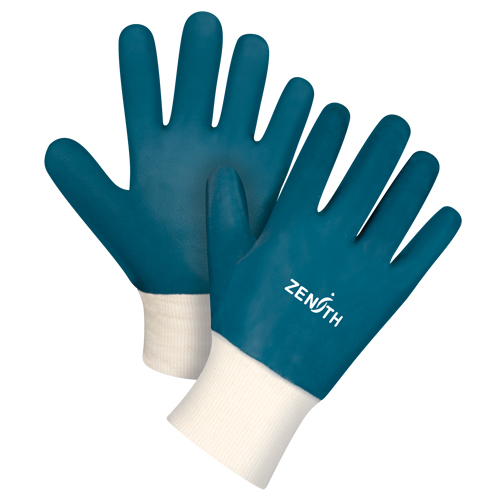 Gants &agrave; poignet en tricot de poids lourd, 11/2T-Grand, R&ecirc;vetement Nitrile, Enveloppe en Coton FMT Sales Ltd