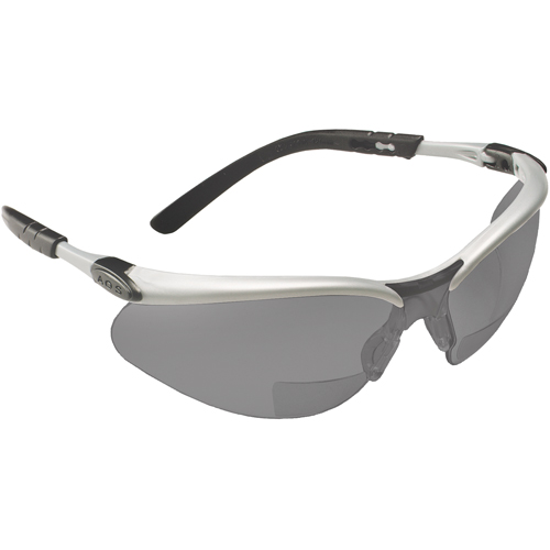 Lunettes de s&eacute;curit&eacute; BX avec verres de lecture, Antibu&eacute;e, Grise/fum&eacute;e, Dioptrie 1,5 FMT Sales Ltd
