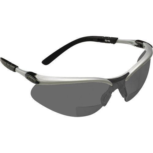Lunettes de s&eacute;curit&eacute; BX avec verres de lecture, Antibu&eacute;e, Grise/fum&eacute;e, Dioptrie 2,5 FMT Sales Ltd