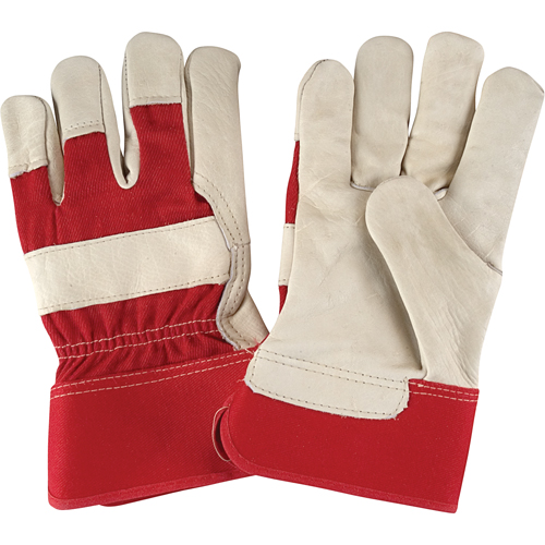 Premium Dry-Palm Fitters Gloves, Large, Grain Cowhide Palm, Cotton Inner Lining FMT Sales Ltd