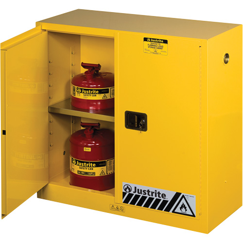 Sure-Grip&reg; Ex Flammable Storage Cabinets, 30 gal., 2 Door, 43" W x 44" H x 18" D FMT Sales Ltd