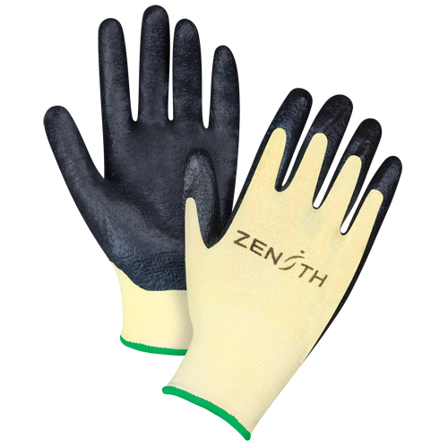 Gants r&eacute;sistants &agrave; la coupe avec prise sup&eacute;rieure, Taille Moyen/8, Calibre 13, Rev&ecirc;tement Mousse de nitrile, Enveloppe en Aramide, ANSI/ISEA 105 niveau 3/EN 388 niveau 5 FMT Sales Ltd