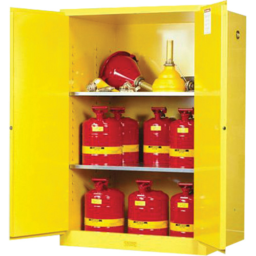 Sure-Grip&reg; Ex Flammable Storage Cabinets, 90 Gal., 2 Door, 43" W x 65" H x 34" D FMT Sales Ltd
