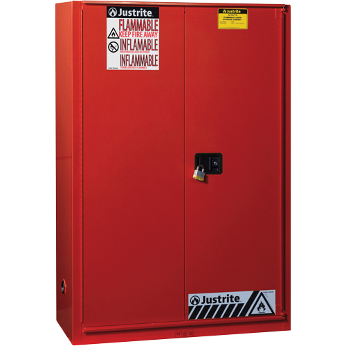 Armoire de s&eacute;curit&eacute; pour la peinture et les encres combustibles EX Sure-Grip, 60 gal., 5 tablettes FMT Sales Ltd