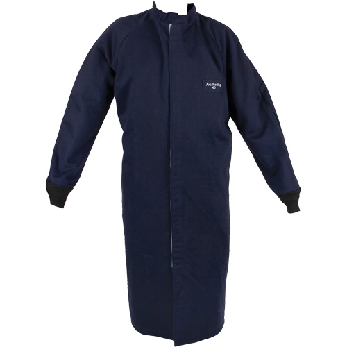 Manteau long contre les coups darc, Petit, Bleu marin, 40 cal/cm² FMT Sales Ltd