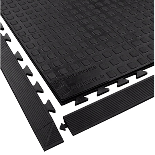 Tapis Rejuvenator Connect No. 502, Polyur&eacute;thane, 3-1/4' la c, 3-1/4' lo, 5/8" &eacute;paisseur, Jaune FMT Sales Ltd
