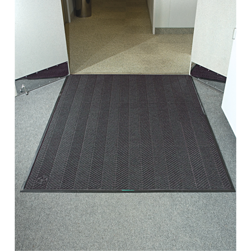 Waterhog&reg; Eco Elite Matting, Wiper/Scraper, 6' x 6' x 3/8", Grey Ash FMT Sales Ltd