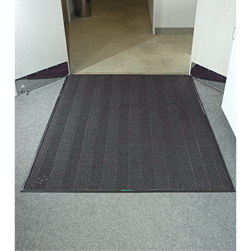 Waterhog&reg; Eco Elite Matting, Wiper/Scraper, 6' x 20' x 3/8", Grey Ash FMT Sales Ltd