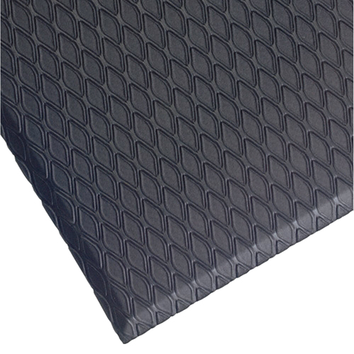 Cushion Select Mat, Diamond, 3' x 5' x 5/8", Charcoal, Nitrile/PVC FMT Sales Ltd