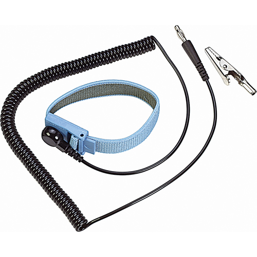 ESD 6' Coil Cord with Wrist Strap FMT Sales Ltd