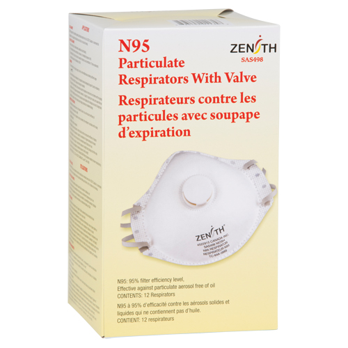 Respirateur contre les particules, N95, Certifi&eacute; NIOSH, Moyen/grand FMT Sales Ltd
