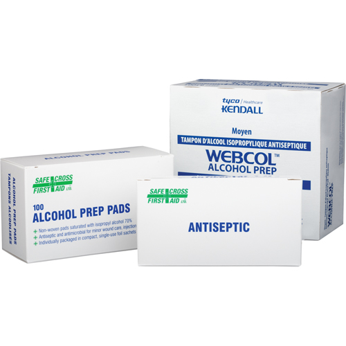 Tampons alcoolis&eacute;s, Serviette, Antiseptique FMT Sales Ltd