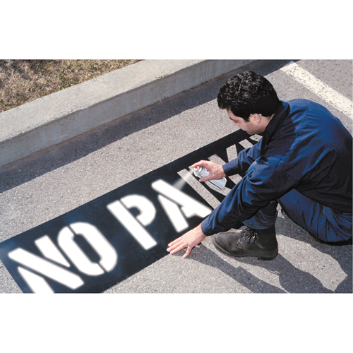 Pochoirs pour parc de stationnement, Anglais, 12" FMT Sales Ltd