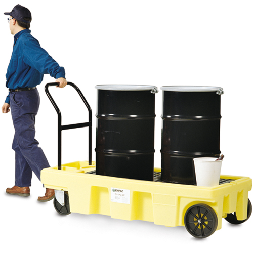 Poly-Spillcart Cart, 66.5" L x 29" W x 43.9" H, 57 US gal. Spill Cap. FMT Sales Ltd