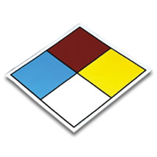 Plaque-&eacute;tiquette de s&eacute;curit&eacute; de la NFPA, vierge, Vinyle FMT Sales Ltd