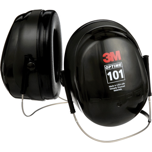 Peltor Optime 101 Series Earmuffs, Neckband, 26 NRR dB FMT Sales Ltd