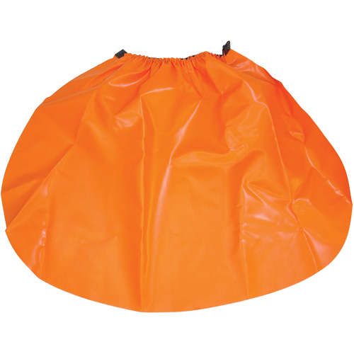 Hard Hat Rain Shield, One Size, Orange, Nylon/PVC FMT Sales Ltd
