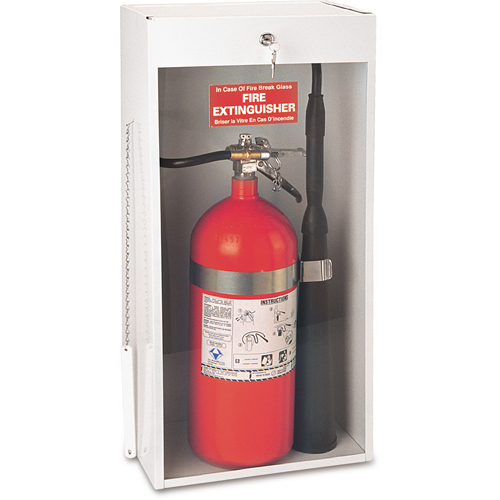 Surface-Mounted Fire Extinguisher Cabinets, 10.5625" W x 24.3125" H x 6.5625" D FMT Sales Ltd
