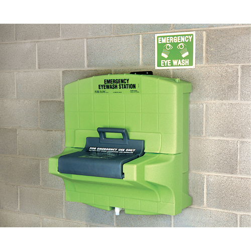 Poste de douche oculaire Fendall Pure Flow 1000, Aliment&eacute; par gravit&eacute;, Capacit&eacute; 7 gal., Conformit&eacute; ANSI Z358.1 FMT Sales Ltd