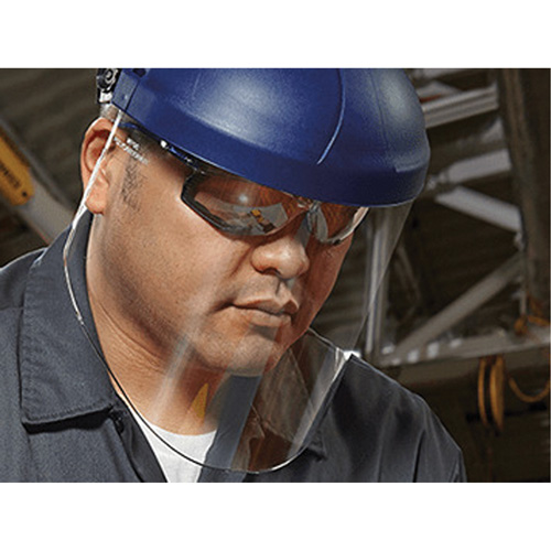 Ratchet Headgear with Faceshield, Polycarbonate, Ratchet Suspension FMT Sales Ltd