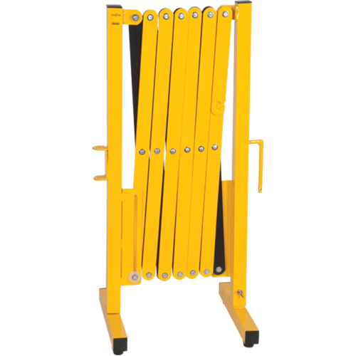 Expandable Barrier, 37" H x 11' L, Black/Yellow FMT Sales Ltd