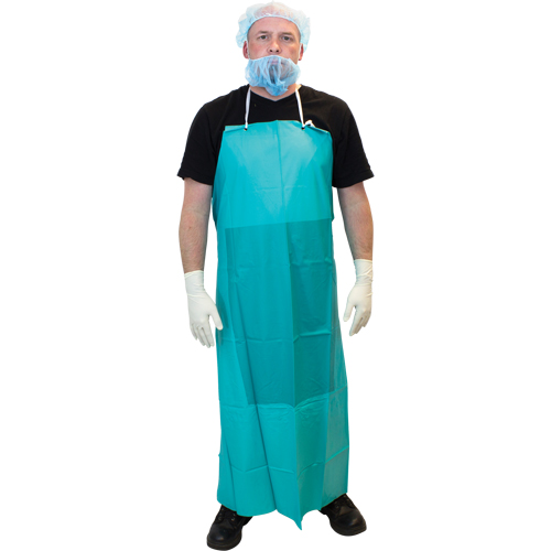 PVC Aprons, PVC, Green, 36" W x 50" L FMT Sales Ltd