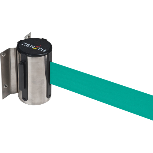 Barri&egrave;re &agrave; fixation murale, Acier, Fixation par vis, 7', Ruban Vert FMT Sales Ltd