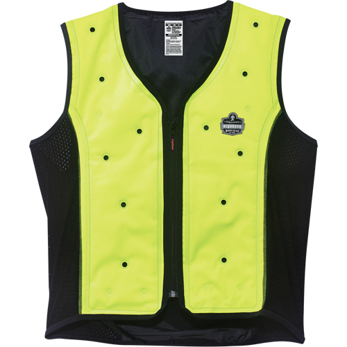 Chill-Its&reg; 6685 Dry Evaporative Cooling Vests, Medium, High Visibility Lime-Yellow FMT Sales Ltd