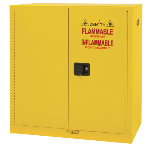 Armoire pour produits inflammables, 24 gal., 2 Porte(s), 43" La x 44" h x 12" p FMT Sales Ltd