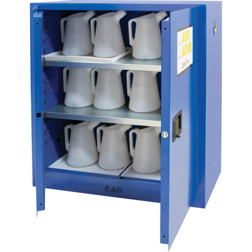 Corrosive Liquids Cabinet, 30 gal., 43" x 44" x 18" FMT Sales Ltd