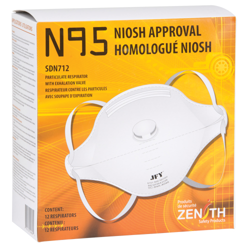 Respirateur contre les particules, N95, Certifi&eacute; NIOSH, Moyen/grand FMT Sales Ltd