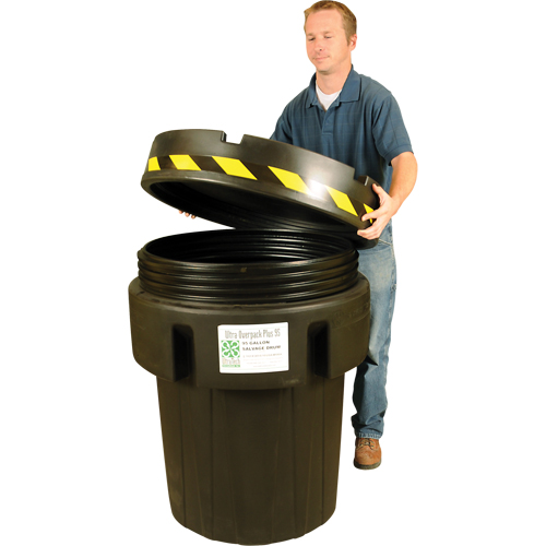 Ultra-Recycled Overpack&reg; Salvage Drum, 95 gal., Stationary FMT Sales Ltd