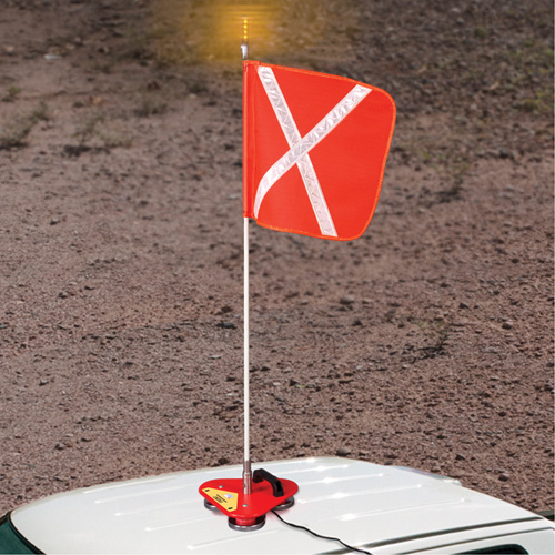 Safety Whip&reg; Flagstaff Mounting Base, Magnet Mount FMT Sales Ltd
