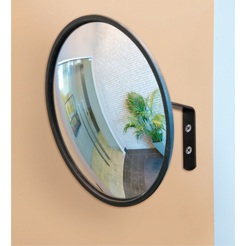 Convex Mirror with Bracket, Indoor/Outdoor, 12" Diameter FMT Sales Ltd