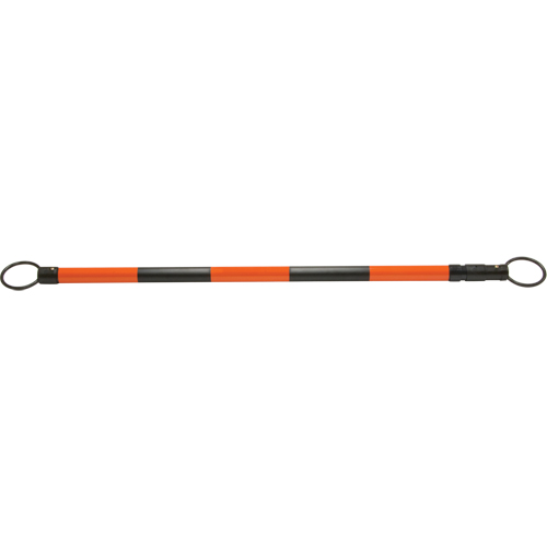 Retractable Cone Bar, 7' 5" Extended Length, Black/Orange FMT Sales Ltd