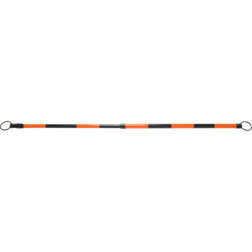 Retractable Cone Bar, 7' 5" Extended Length, Black/Orange FMT Sales Ltd