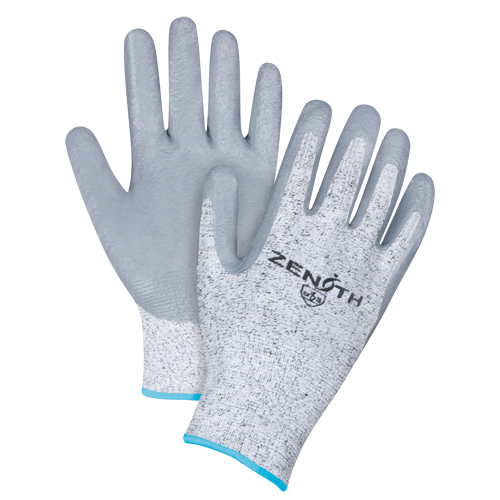 Gants &eacute;lastiques sans coutures r&eacute;sistants &agrave; la coupe, Taille T-Grand/10, Calibre 13, Rev&ecirc;tement Nitrile, Enveloppe en PEHP, ANSI/ISEA 105 niveau 2/EN 388 niveau 3 FMT Sales Ltd