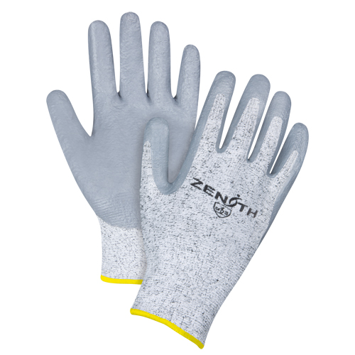 Gants &eacute;lastiques sans coutures r&eacute;sistants &agrave; la coupe, Taille 2T-Grand/11, Calibre 13, Rev&ecirc;tement Nitrile, Enveloppe en PEHP, ANSI/ISEA 105 niveau 2/EN 388 niveau 3 FMT Sales Ltd