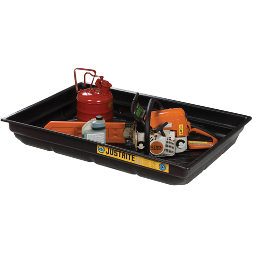 Plateau pour les d&eacute;versements EcoPolyBlend , 47,5" lo x 23" la x 5,5" h, Cap. de d&eacute;versement 20 gal. FMT Sales Ltd