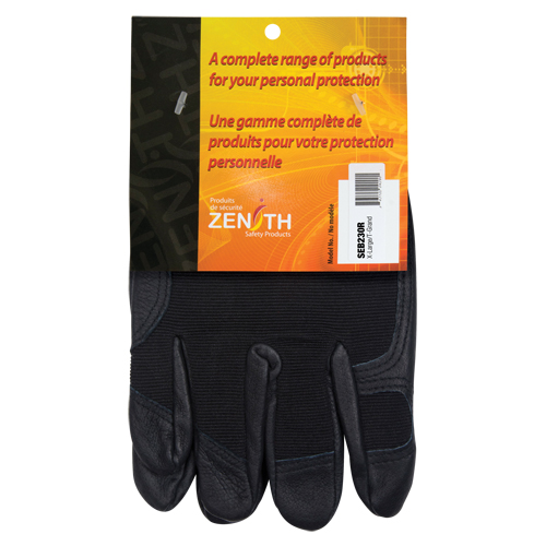 Gants pour m&eacute;canicien ZM300, Paume Cuir fleur, Taille T-Grand FMT Sales Ltd