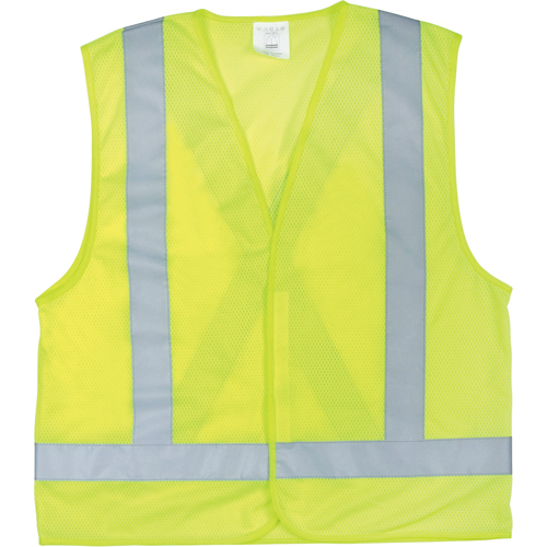 Veste de s&eacute;curit&eacute; pour la circulation, Jaune lime haute visibilit&eacute;, Grand, Polyester FMT Sales Ltd