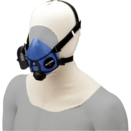 ALLEGRO INDUSTRIES Spray Sock Head Cover, Cotton, White FMT Sales Ltd