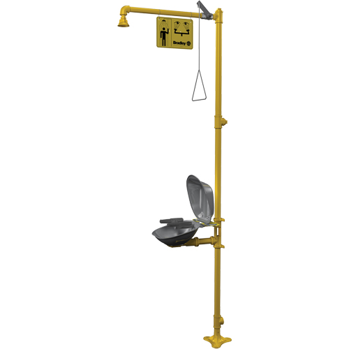 Halo Combination Emergency Shower & Eyewash Station FMT Sales Ltd