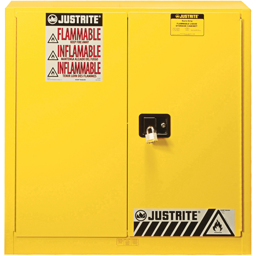 Sure-Grip&reg; EX Flammable Safety Cabinet, 30 gal., 2 Door, 36" W x 35" H x 24" D FMT Sales Ltd