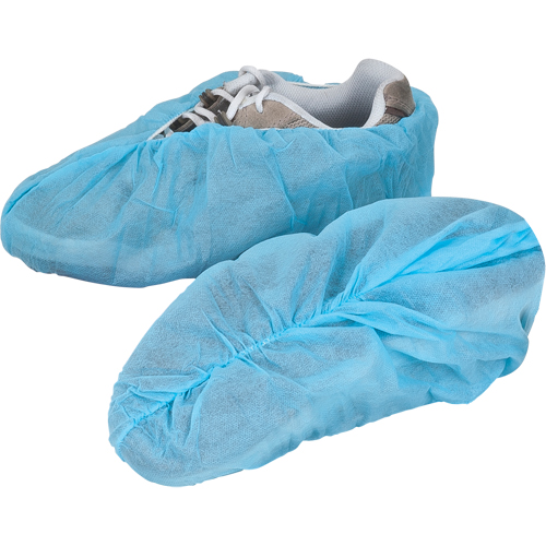 Shoe Covers, Large, Polypropylene, Blue FMT Sales Ltd